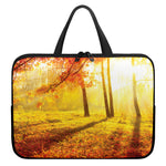 Autumn Trees Print Laptop Sleeve With Handle