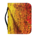 Autumn Trees Print Leather Bible Cover