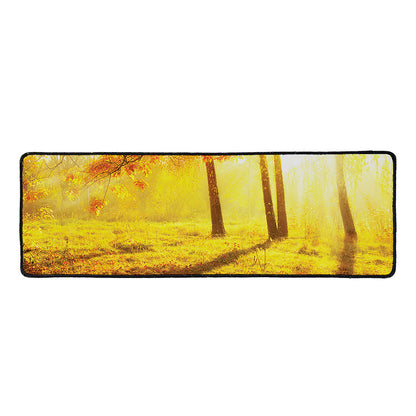 Autumn Trees Print Long Kitchen Mat
