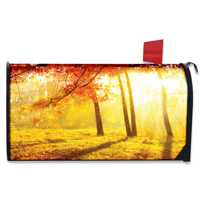 Autumn Trees Print Mailbox Cover