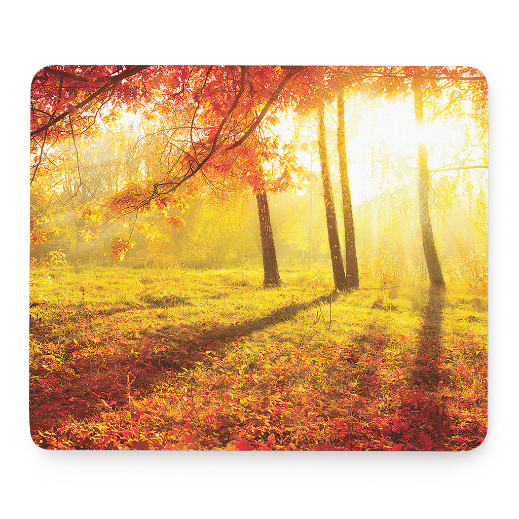 Autumn Trees Print Mouse Pad