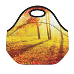 Autumn Trees Print Neoprene Lunch Bag