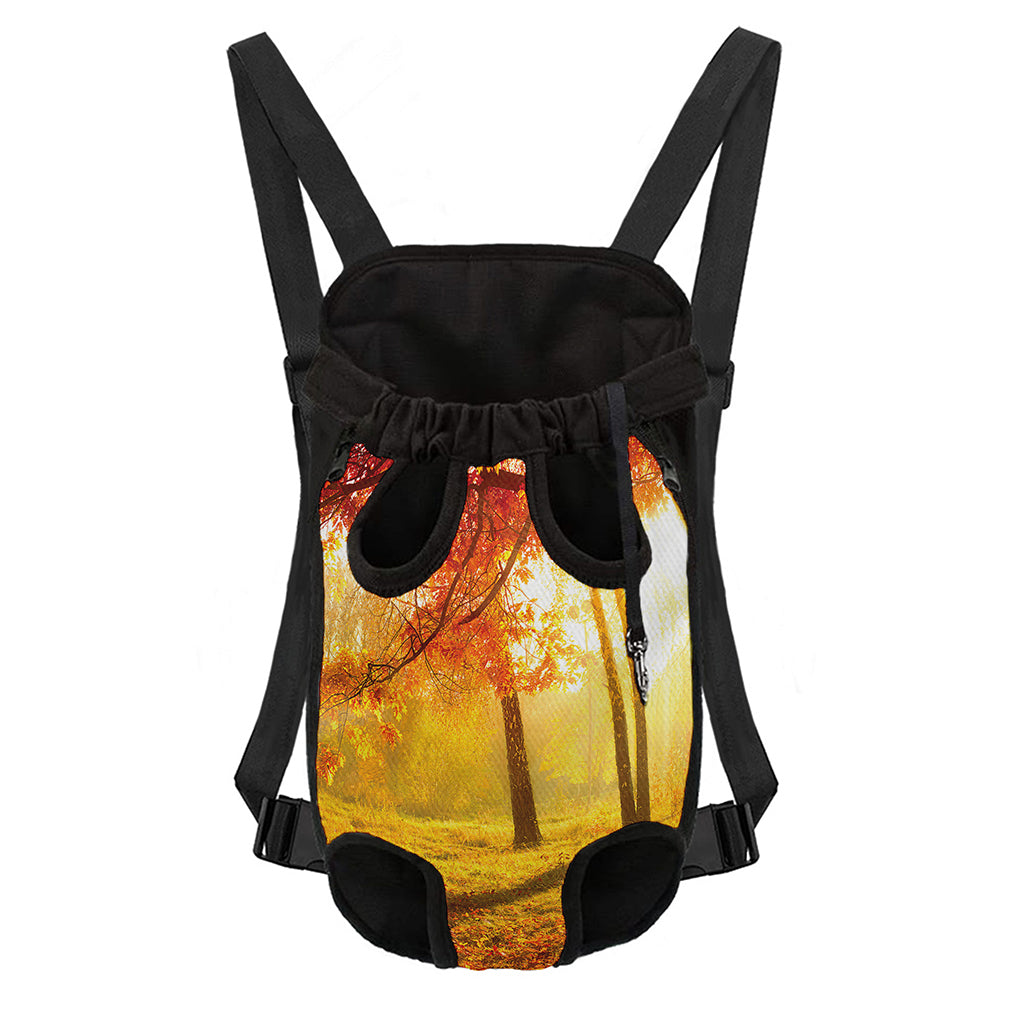 Autumn Trees Print Pet Carrier Backpack