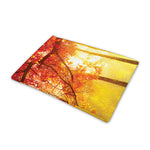 Autumn Trees Print Pet Cooling Mat Cover