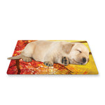 Autumn Trees Print Pet Cooling Mat Cover