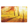 Autumn Trees Print Polyester Doormat