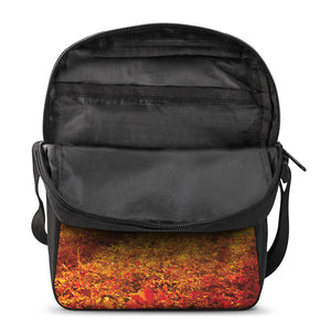 Autumn Trees Print Rectangular Crossbody Bag