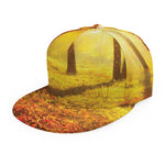 Autumn Trees Print Snapback Cap