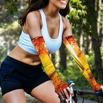 Autumn Trees Print Sun Protection Arm Sleeves
