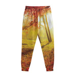 Autumn Trees Print Sweatpants