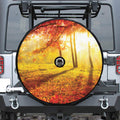 Autumn Trees Print Tire Cover With Camera Hole