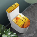 Autumn Trees Print Toilet Lid And Tank Cover Set