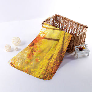 Autumn Trees Print Towel