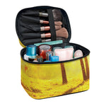 Autumn Trees Print Travel Makeup Bag