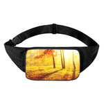 Autumn Trees Print Waist Bag