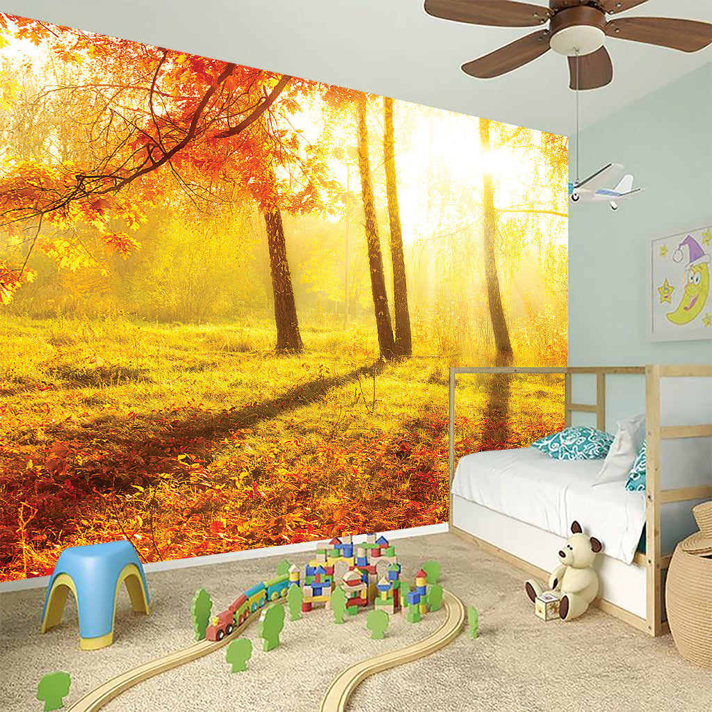 Autumn Trees Print Wall Sticker