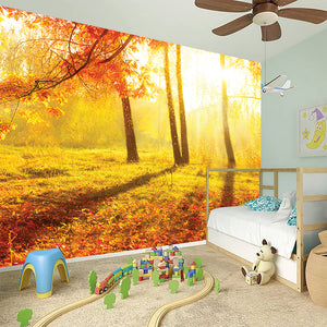 Autumn Trees Print Wall Sticker