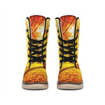 Autumn Trees Print Winter Boots