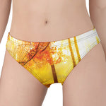 Autumn Trees Print Women's Panties