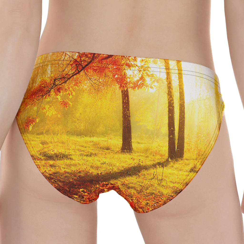 Autumn Trees Print Women's Panties