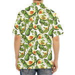 Avocado Cut In Half Drawing Print Aloha Shirt