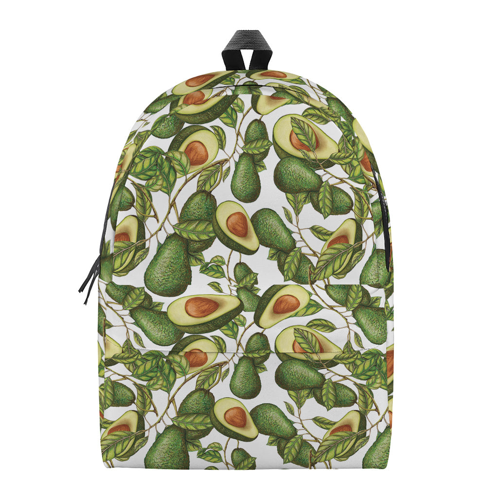 Avocado Cut In Half Drawing Print Backpack