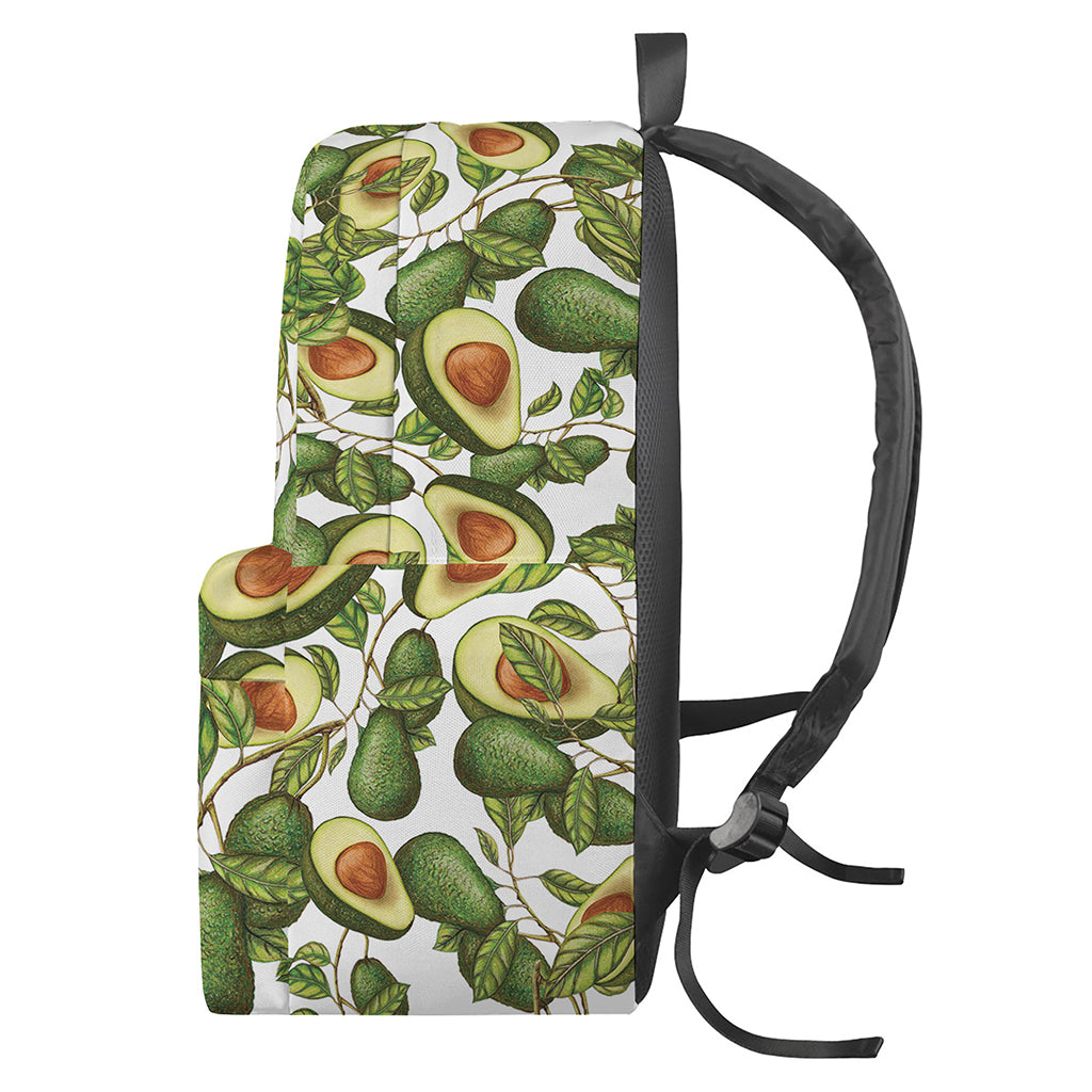 Avocado Cut In Half Drawing Print Backpack