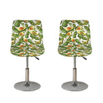 Avocado Cut In Half Drawing Print Bar Stool Covers