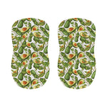 Avocado Cut In Half Drawing Print Bar Stool Covers