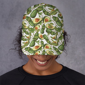 Avocado Cut In Half Drawing Print Baseball Cap