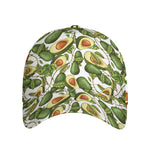 Avocado Cut In Half Drawing Print Baseball Cap