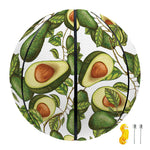 Avocado Cut In Half Drawing Print Basketball