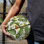Avocado Cut In Half Drawing Print Basketball