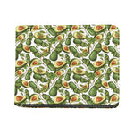 Avocado Cut In Half Drawing Print Bifold Wallet