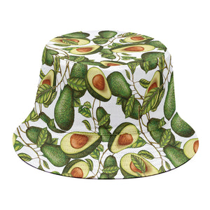 Avocado Cut In Half Drawing Print Bucket Hat