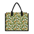 Avocado Cut In Half Drawing Print Canvas Tote Bag