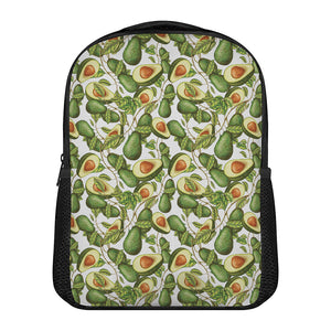 Avocado Cut In Half Drawing Print Casual Backpack