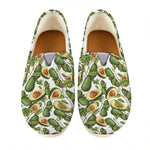 Avocado Cut In Half Drawing Print Casual Shoes