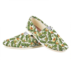 Avocado Cut In Half Drawing Print Casual Shoes