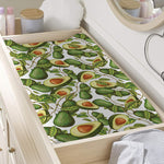Avocado Cut In Half Drawing Print Changing Pad Cover