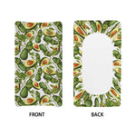Avocado Cut In Half Drawing Print Changing Pad Cover