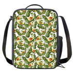 Avocado Cut In Half Drawing Print Crossbody Lunch Bag