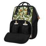 Avocado Cut In Half Drawing Print Diaper Bag