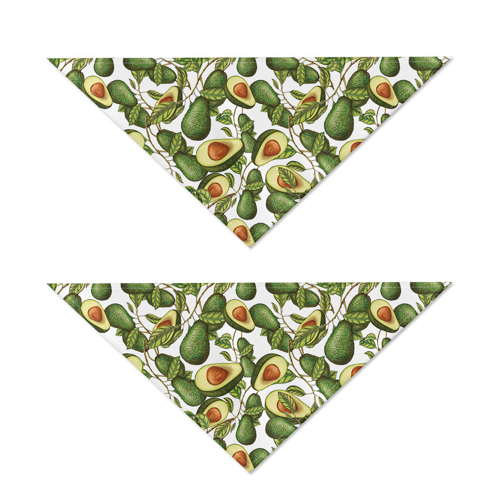 Avocado Cut In Half Drawing Print Dog Bandana