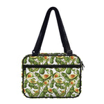 Avocado Cut In Half Drawing Print Double Strap Bible Bag