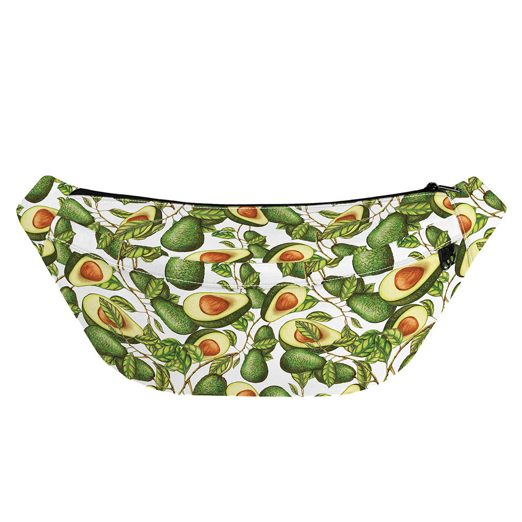 Avocado Cut In Half Drawing Print Fanny Pack