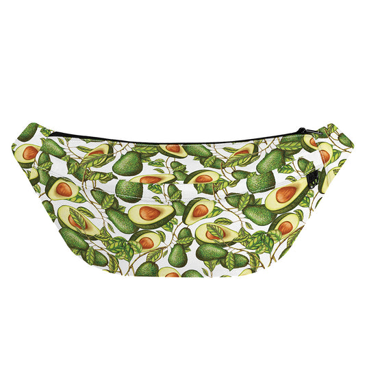 Avocado Cut In Half Drawing Print Fanny Pack