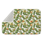 Avocado Cut In Half Drawing Print Indoor Door Mat