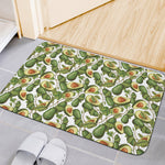 Avocado Cut In Half Drawing Print Indoor Door Mat