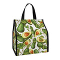 Avocado Cut In Half Drawing Print Insulated Lunch Tote